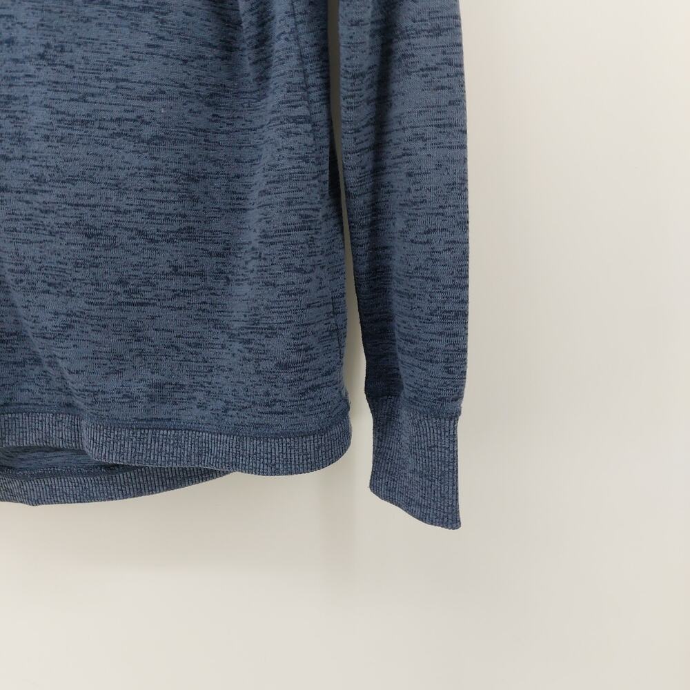 Athleta Blue Sweater Cowl Neck Pullover Knit Athletic Sz XS - Picture 11 of 14
